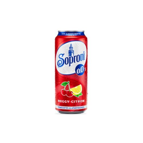 Soproni 0.0 Meggy-Citrom